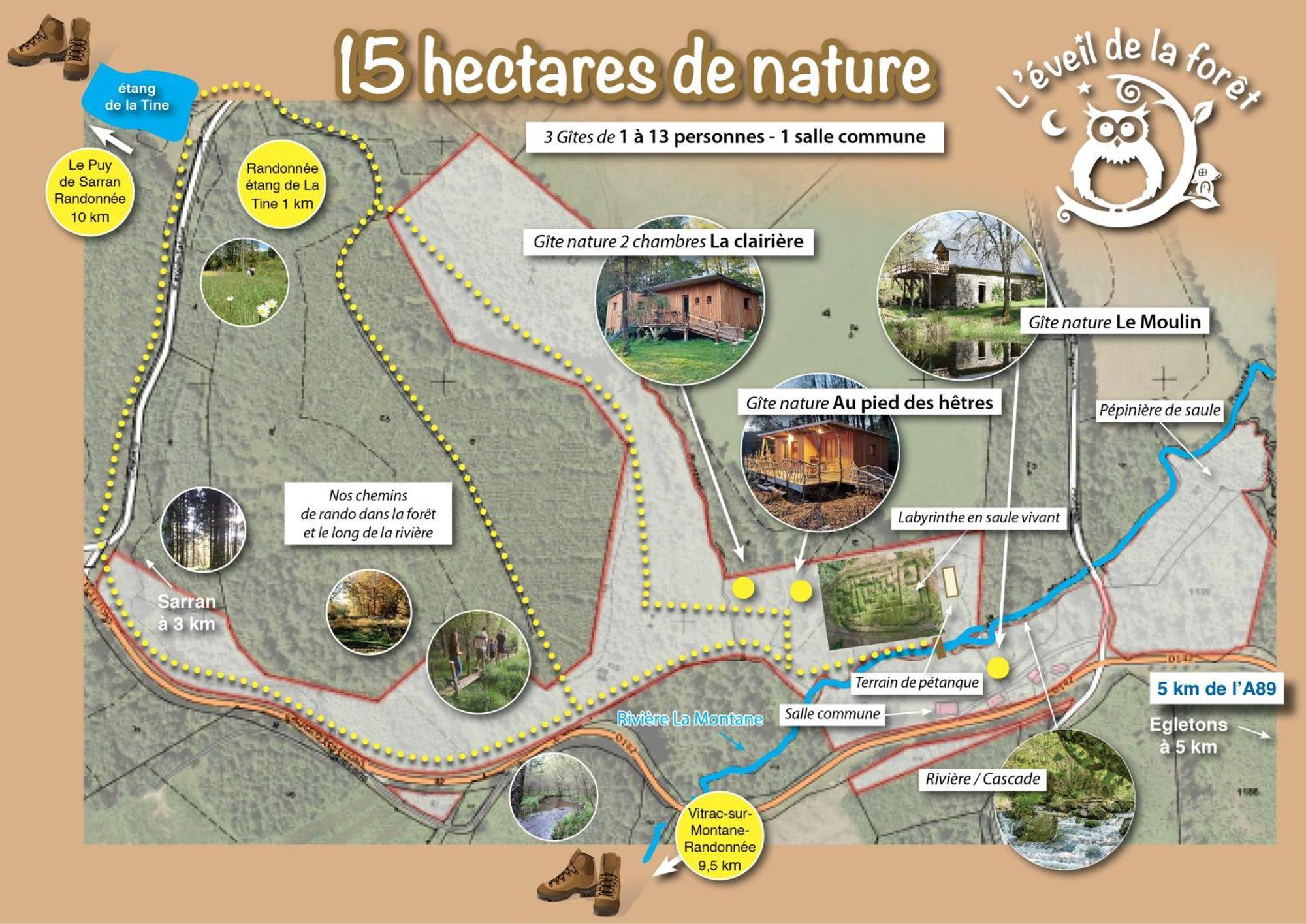 Vitrac-sur-Montane Gite Nature Le Moulin מראה חיצוני תמונה